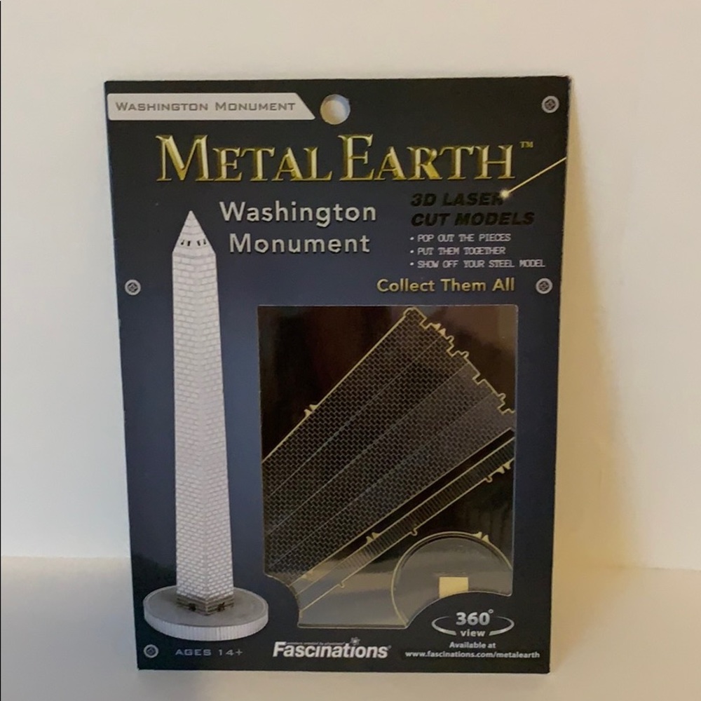 Metal Earth 3D Laser Cut Model Washington Monument